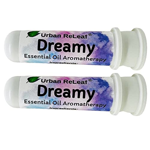 Urban ReLeaf Aromatherapy Nasal Inhalers - Pure Lavender & Chamomile, Pocket Size, 2 Pack