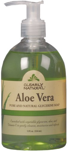 Clearly Natural Aloe Vera Liquid Hand Soap - Extra Moisturizing, Biodegradable - 12oz (Pack of 2)