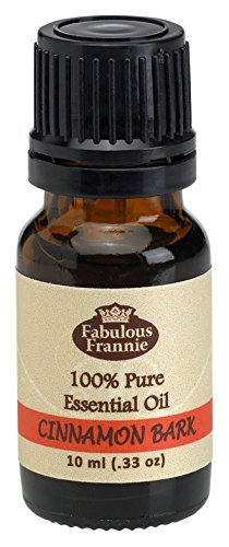 Fabulous Frannie Cinnamon Bark Essential Oil - 100% Pure, Vegan, Amber Glass - 10ml