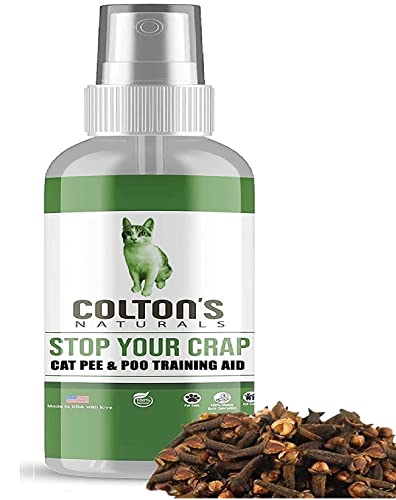 Colton's Naturals Cat Pee & Poop Spot Trainer - Natural Training Aid, Safe for Pets & Kids - 8oz