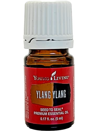 Young Living Ylang Ylang Essential Oil - Calming Aroma, Promotes Healthy Skin & Hair - 5ml