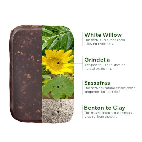 Marie Originals Poison Ivy Soap Bar - Relieves Itching, All Natural Ingredients - 2.9oz