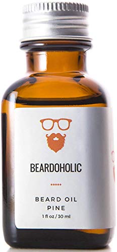 Beardoholic Beard Oil & Leave-in Conditioner - Stops Itch & Dandruff, Pure Natural Ingredients - 1oz