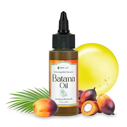 Well's Batana Oil - 100% Natural Hair Treatment, Hydrates & Strengthens - 2 fl. oz.