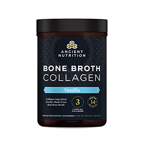 Ancient Nutrition Collagen Protein Powder - Supports Skin & Joints, Pure Ingredients - 18.3oz
