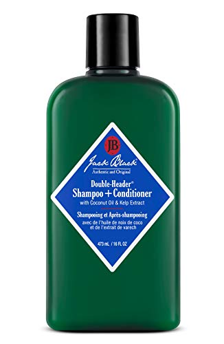 Jack Black Shampoo + Conditioner - Hydrating Formula with Coconut Oil & Kelp, 16oz