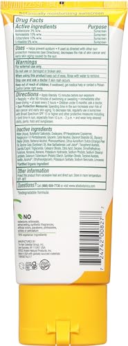 Alba Botanica Sunscreen Lotion - Broad Spectrum SPF 50, Water Resistant, 100% Vegetarian - 3oz