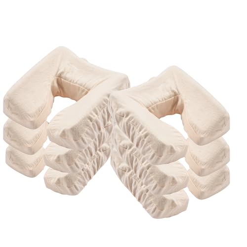 Master Massage Face Cradle Cover Set - Soft 100% Cotton, Extra Large, Machine Washable - Pack of 6