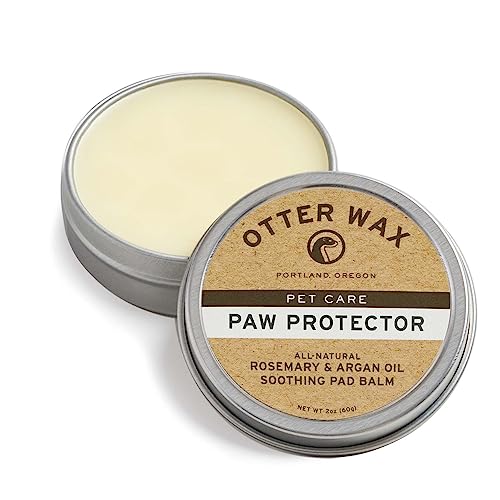 Otter Wax Paw Protector - Moisturizes & Heals, All-Natural Ingredients - 2oz Rosemary & Argan Oil