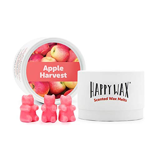 Happy Wax Apple Harvest Scented Wax Melts - Natural Fragrance, Non-Toxic & Pet Safe - 4oz Tin