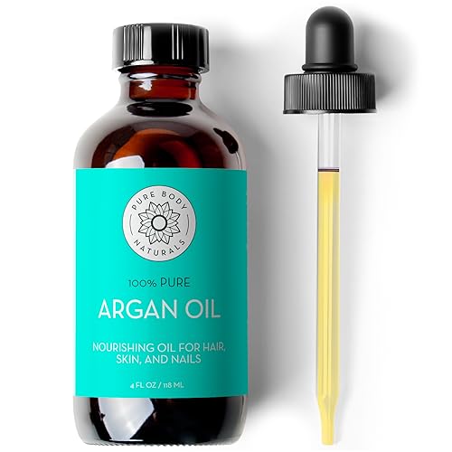 Pure Body Naturals Argan Oil - Hydrating for Skin & Hair, Pure & Natural - 4 fl oz