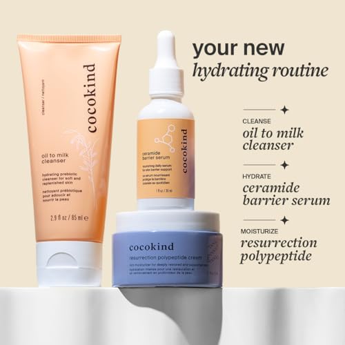 Cocokind Face Wash & Cleanser - Hydrating Oil to Milk Formula, pH Balanced - 4oz