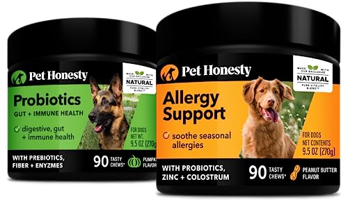 PetHonesty Dog Supplement - Supports Digestion & Immune Health, Pumpkin Flavor - 90 Soft Chews