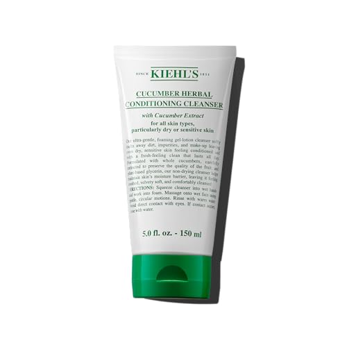 Kiehl's Cucumber Herbal Conditioning Cleanser - Gentle Hydration for Sensitive Skin - 5 fl oz