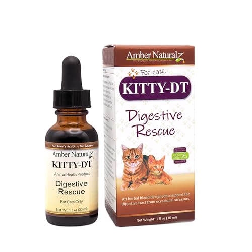 Amber Naturalz Kitty-DT Digestive Herbal Supplement for Cats - Supports Digestive Health, 1oz