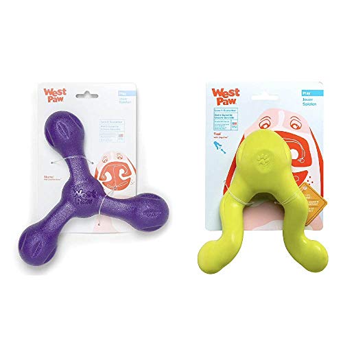WEST PAW Zogoflex Dog Toy Set - Treat Dispensing & Tug-of-War, Non-Toxic, Recyclable - Large