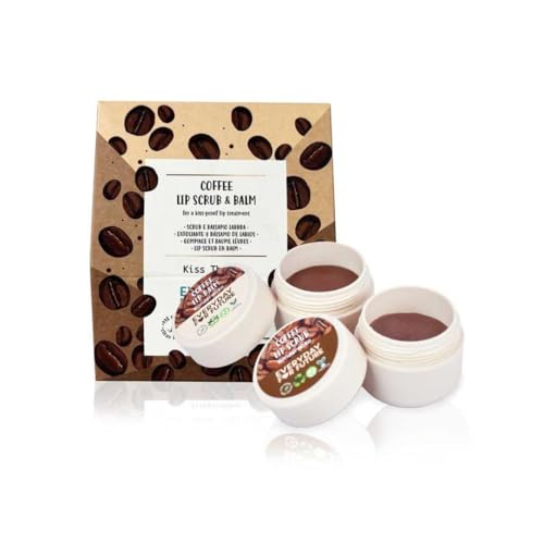 Everyday For Future Lip Care Gift Set - Moisturizing Coffee Scrub & Balm, 100% Natural - 2pc