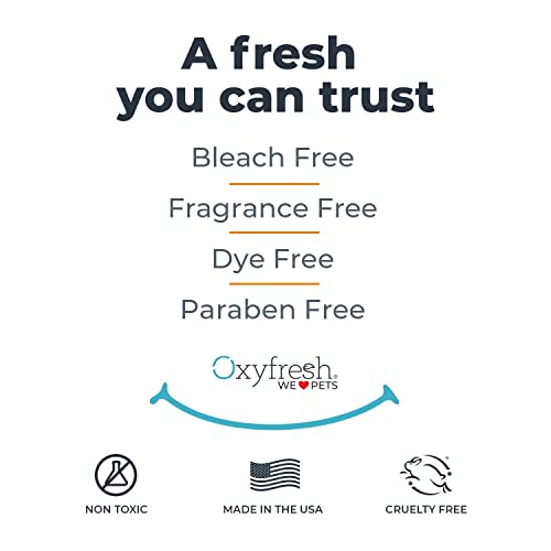 Oxyfresh Pet Odor & Stain Remover - Fast-Acting, Safe Formula for Small Animals, 16oz