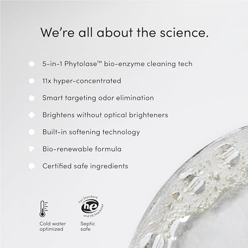 Dirty Labs Concentrated Laundry Detergent - Nontoxic, Biodegradable, 32 Loads, Signature & Murasaki