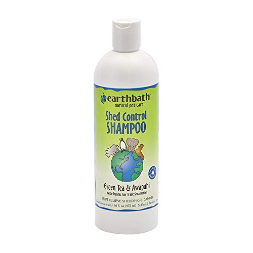earthbath Dog Shampoo - Reduces Shedding & Dander, Natural Ingredients - 16 Oz
