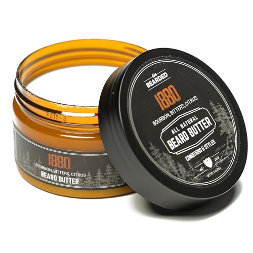 Live Bearded Beard Butter - All-Natural Moisturizer, Softens & Styles - 3oz