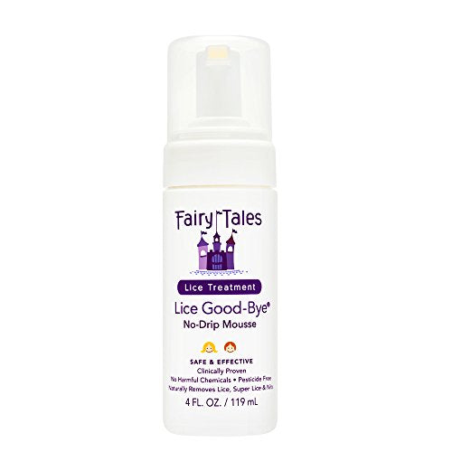 Fairy Tales Lice Good-Bye® Mousse - Effective Lice & Nit Removal, Safe for Repeated Use - 4oz