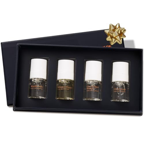 Scotch Porter Cologne Library - Four Unique Scents for Every Mood, 4 x 4 mL Trial Kit