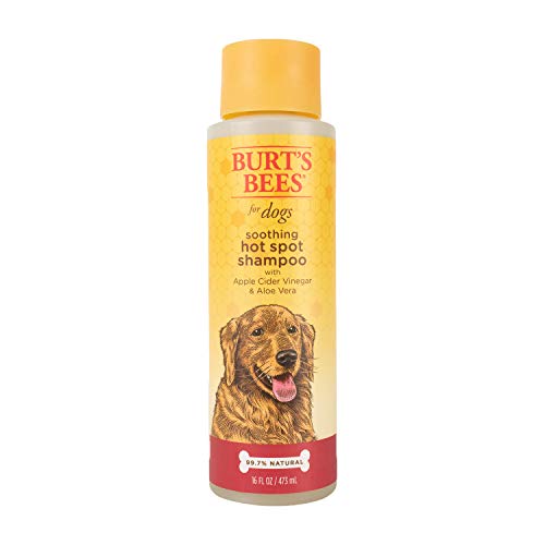 Burt's Bees Dog Shampoo - Soothes Itchy Skin with Apple Cider Vinegar & Aloe - 16oz