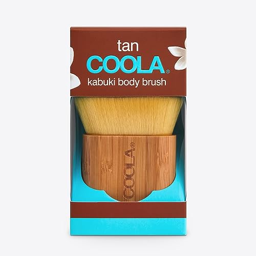 COOLA Body Brush - Effortless Self Tan Application, Vegan Bristles, Cruelty-Free - Kabuki Style