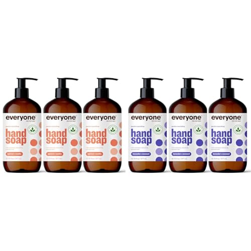 Everyone Hand Soap - EWG Verified, GMO & Cruelty Free, Apricot Vanilla & Lavender Coconut - 12.75oz