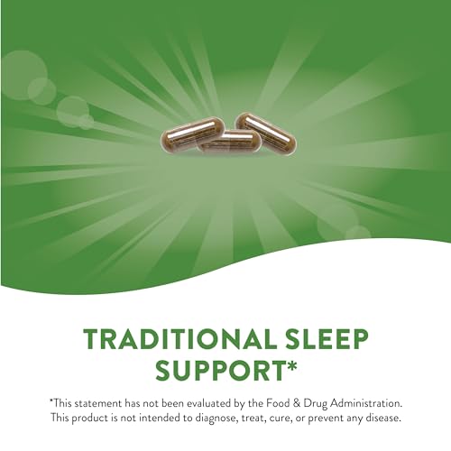 Nature's Way Lemon Balm Herbal Supplement - Traditional Sleep Aid, Non-GMO Verified - 100 Vegan Caps