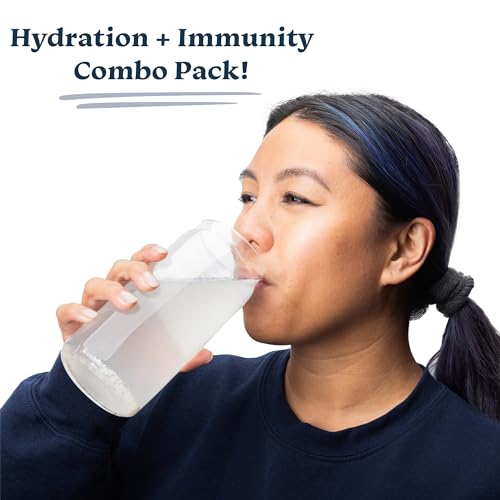 Drinklits Hydration & Immune Support Combo - Sugar-Free, Electrolytes, Gluten-Free - 20 Servings