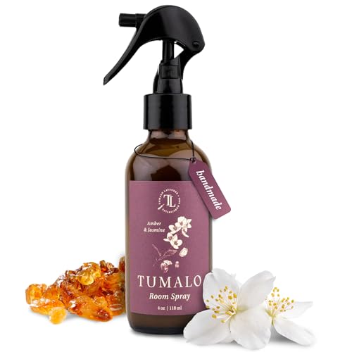 Tumalo Lavender Room Spray - Soothing Amber & Jasmine Air Freshener, Odor Eliminator - 4oz