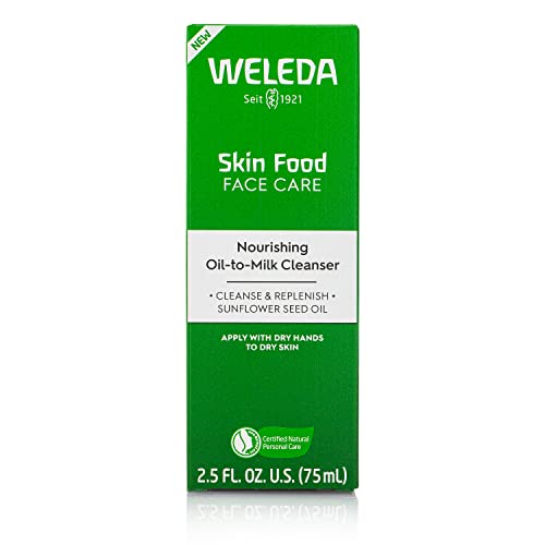 Weleda Skin Food Face Wash - Nourishing Oil-to-Milk Cleanser with Plant-Rich Ingredients - 2.5oz