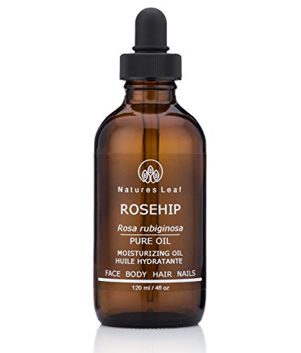 Natures Leaf Rosehip Seed Oil - Anti-Aging, Vitamins A & C, 100% Pure Cold Pressed - 4 fl. oz.