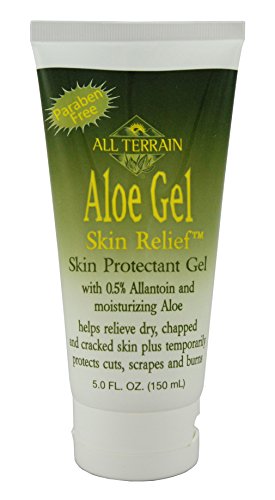 All Terrain Aloe Gel Skin Relief Set - Moisturizing & Soothing for Cuts, Sunburns - 5oz