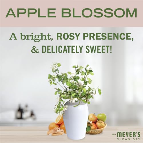 Mrs. Meyer's All Purpose Cleaner - Cuts Grease, Plant-Derived Ingredients, Apple Blossom - 16 Fl Oz
