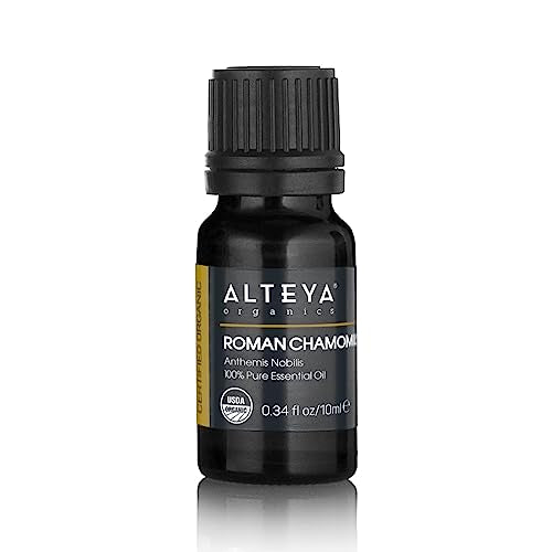 Alteya Organics Roman Chamomile Essential Oil - USDA Organic, Therapeutic Grade - 10ml