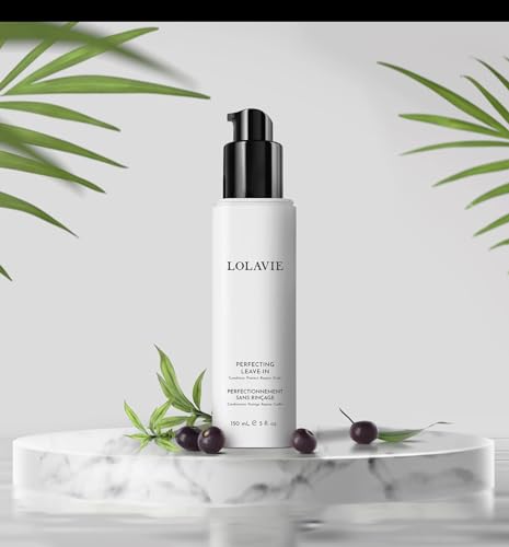 LolaVie Perfecting Leave-In Conditioner - Hydrates & Smooths, Protects Heat Damage - 5 oz