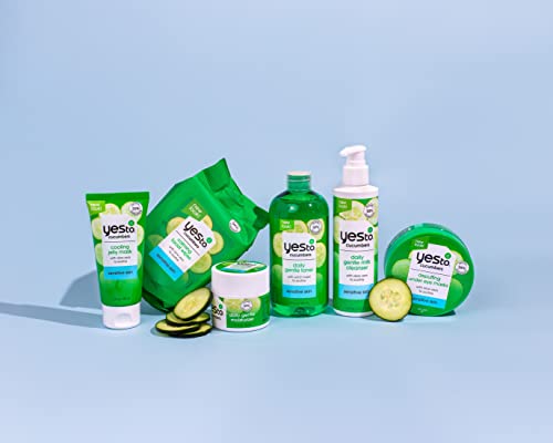 Yes To Cucumbers Face Wash & Cleanser - Moisturizing, Soothing with Aloe & Green Tea - 6 Fl Oz