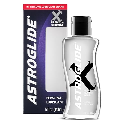 Astroglide Premium Silicone Lube - Long-Lasting, Waterproof, Hypoallergenic - 5oz