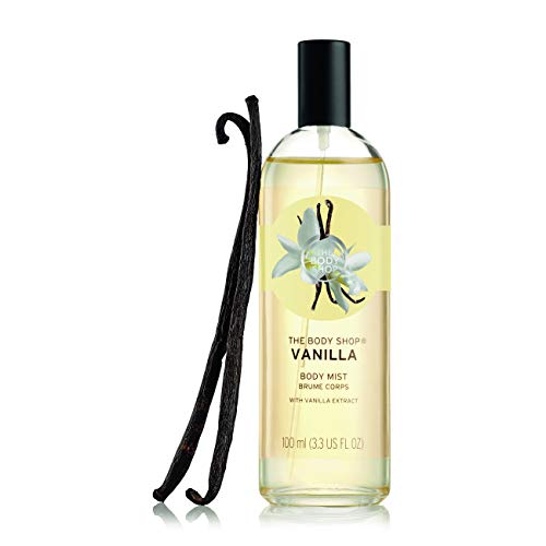 The Body Shop Vanilla Body Mist - Refreshing Hydration, Vegan, Recyclable Packaging - 3.3 oz