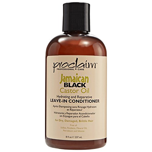 Proclaim Jamaican Black Castor Oil Leave-In Conditioner - Nourishes, Safe for All Hair Types - 8oz