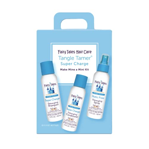 Fairy Tales Kids Shampoo & Body Wash - Detangles, Strengthens with Keratin & Vitamin B - 3.3oz