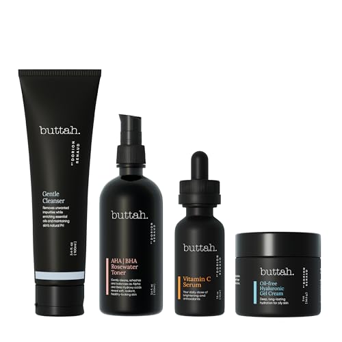 Buttah Skin Supreme Kit - Hydrating & Brightening for Melanin Rich Skin - 4 Essential Products