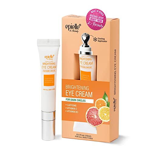 Epielle Eye Cream - Reduces Dark Circles & Wrinkles, Vegan & Cruelty-Free - 0.5oz