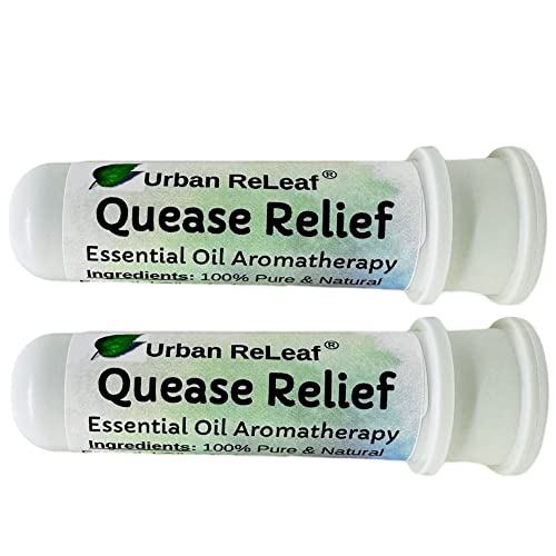 Urban ReLeaf Quease Relief Aromatherapy Inhalers - Pure Essential Oils for Nausea Relief - Set of 2