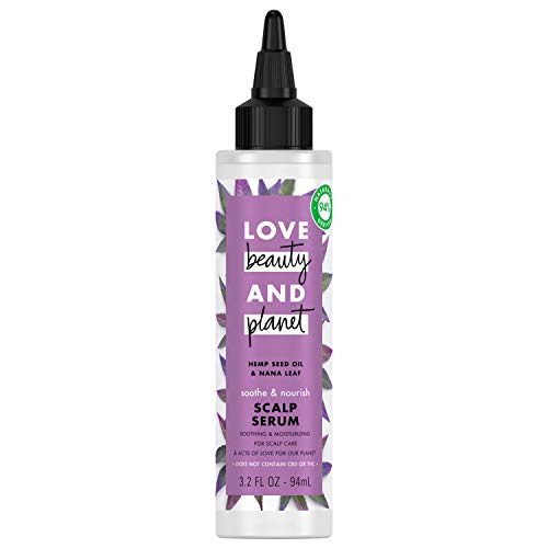 Love Beauty & Planet Scalp Serum - Nourishing Hemp Seed Oil & Nana Leaf, Vegan - 3.2 oz
