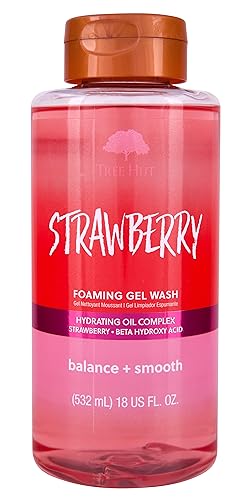 Tree Hut Body Wash - Nourishing Foaming Gel for Soft Skin, Fruity Strawberry Scent - 18oz
