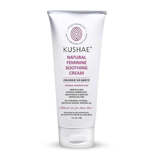 Kushae Feminine Care Set - OB/GYN Tested, Aloe-Based Moisturizer for Sensitive Skin - 4oz